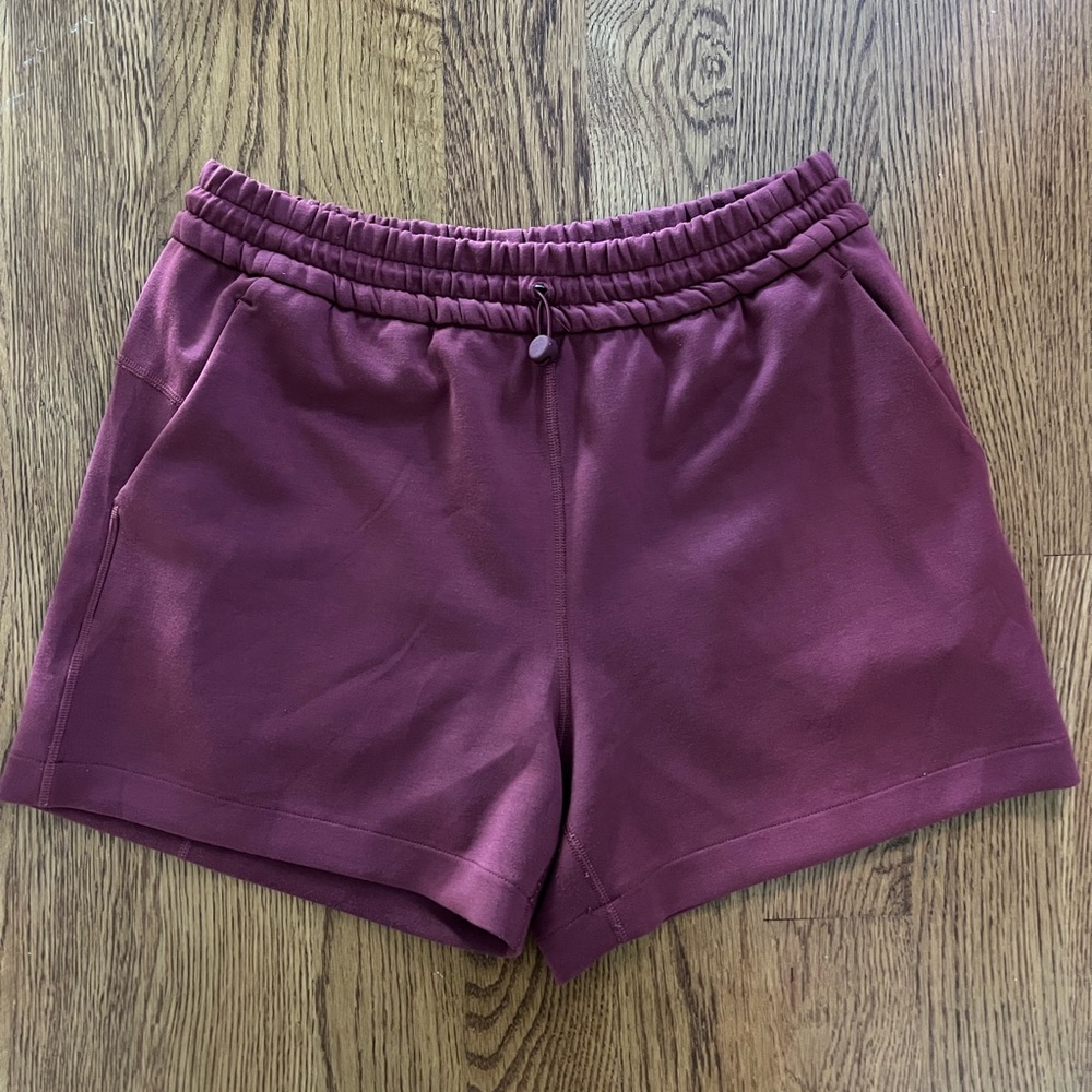 Women's Athletic Shorts in Maroon